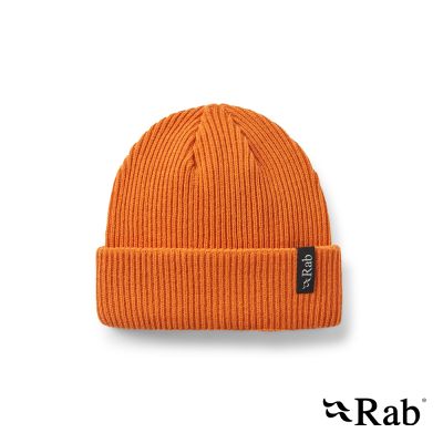 【RAB】Perimeter Rolled Beanie 休閒羅紋針織毛帽 深梅爾巴橘 #QAB67