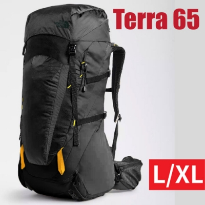 【美國 The North Face】TERRA 65L 加大專業網狀透氣減震登山健行背包/ 3GA5-KX7 黑 V
