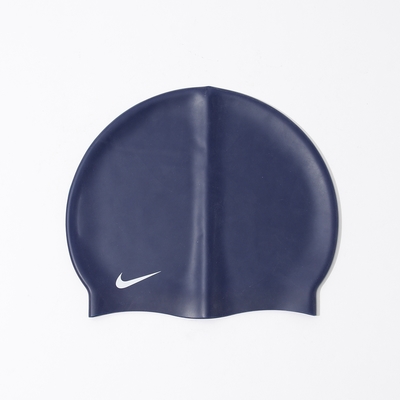 Nike Swim 海軍藍 輕薄 成人 游泳 矽膠 泳帽 93060-440