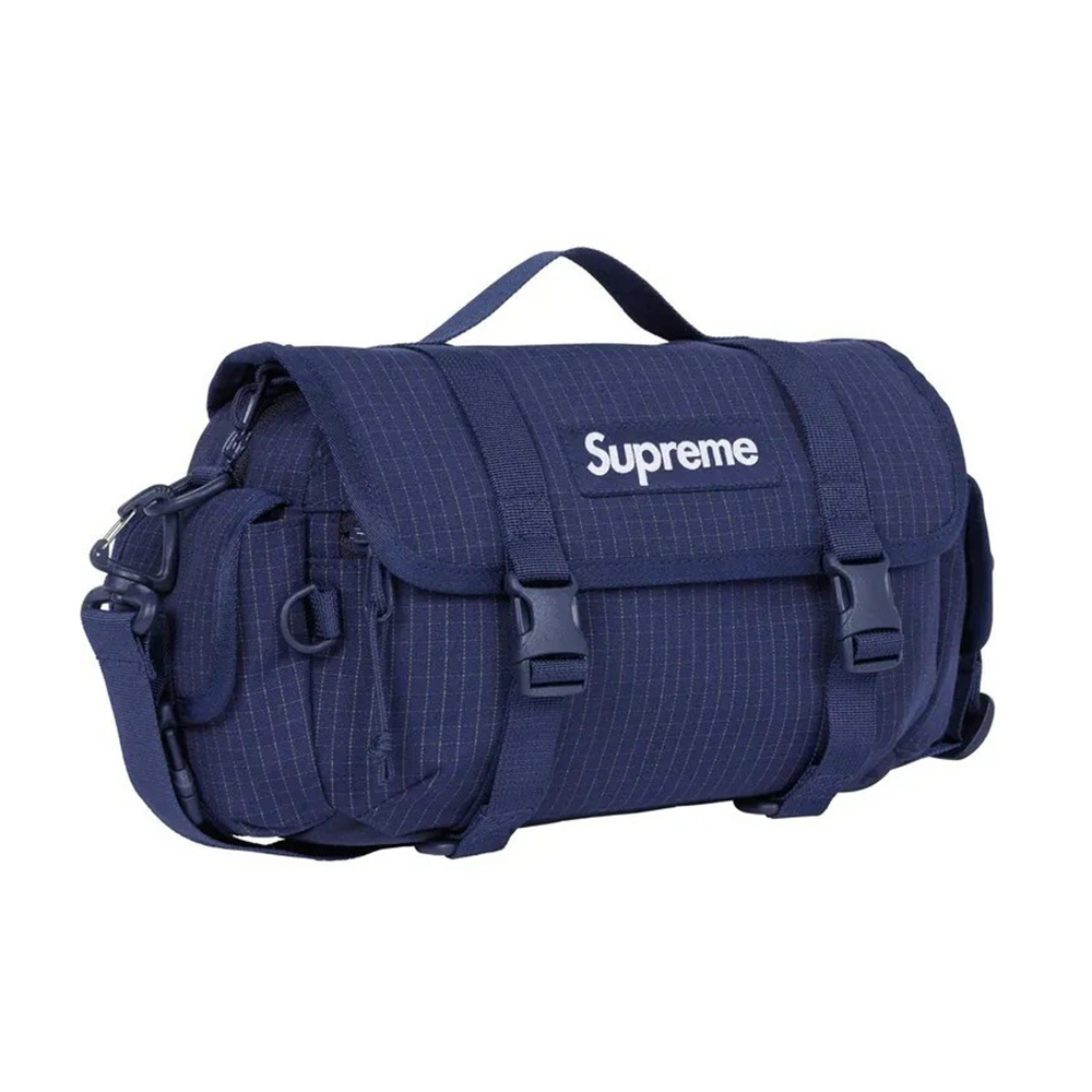 Supreme 24SS Mini Duffle Bag 圓筒包深藍/黑色/迷彩旅行袋側背包