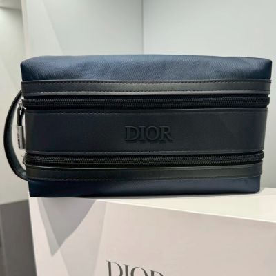 DIOR迪奧 雙拉鏈大容量洗漱包