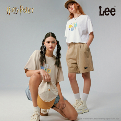 Harry Potter Collection 女款 季節性版型 短袖圓領TEE 兩色