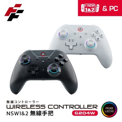 FlashFire Switch 2 遊戲手把 支援NS1&2 PC 安卓 iOS 程式設計 錄製 RGB 連發