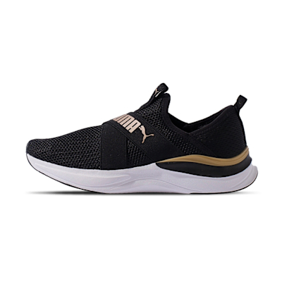 Puma Softride Harmony Slip Wns 女 黑 運動 針織 襪套式 休閒鞋 37960601
