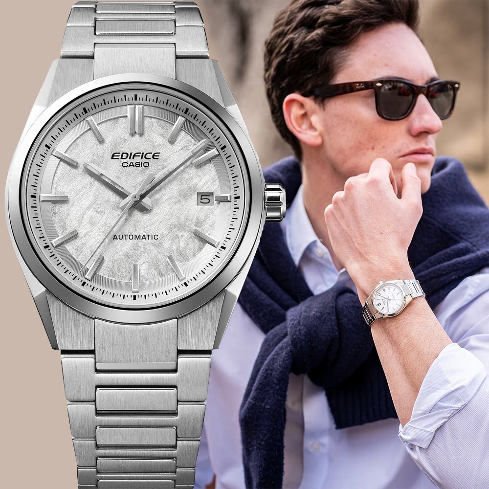 CASIO 卡西歐 EDIFICE 跑車系列 機械錶 手錶 開學換新季 送禮推薦-38mm EFK-110D-7A
