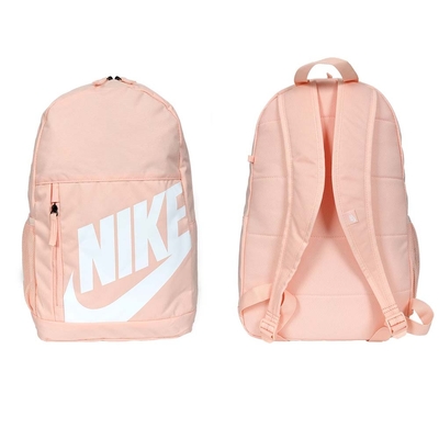 NIKE 大童後背包-附筆袋-雙肩包 肩背包 旅行包 HJ4186-664 粉橘白