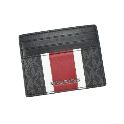 Michael Kors 新款PVC、皮革信用卡、名片夾(紅白黑)