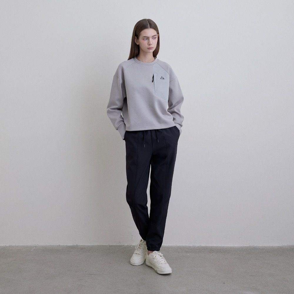 GIORDANO 女裝彈力加絨束口褲 G-motion Nature Fleece系列【雙色任選】 (09 黑色)