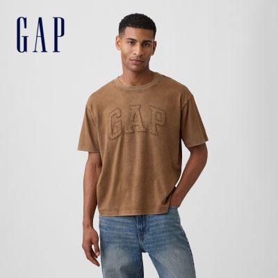 【GAP】Everyday Soft Gap Logo Boxy T恤-水牛棕/灰藍色/混合綠/柔和黑(895302)