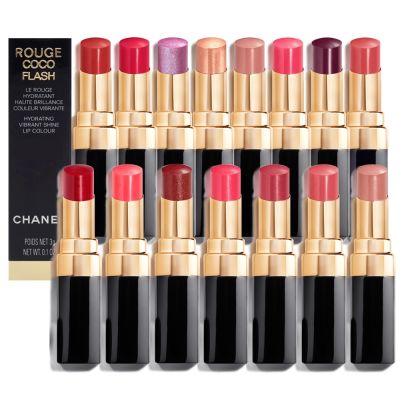 CHANEL香奈兒 CHANEL 香奈兒COCO晶亮水唇膏3g任1款(56玫瑰棕/66清新紅/82粉紅木玫瑰色/84清新杏粉色/144可可裸色-國際航空版)