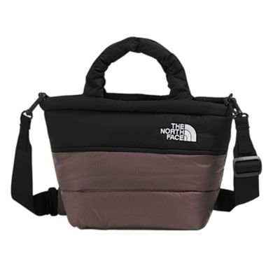 The North Face 北臉 手提包 健身包 運動包 旅行袋 旅行小包 NUPTSE MINI BAG 棕黑 NF0A8F06CAI