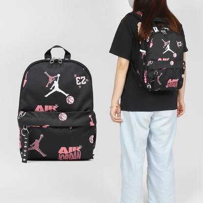Nike 後背包 Jordan Jumpman 兒童款 童包 黑粉 書包 小朋友 雙肩包 包包 JD2443016TD-001