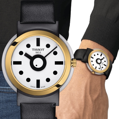 TISSOT 天梭 官方授權HERITAGE MEMPHIS 幾何形狀限量腕錶 T1344102701100 畢業禮物首選