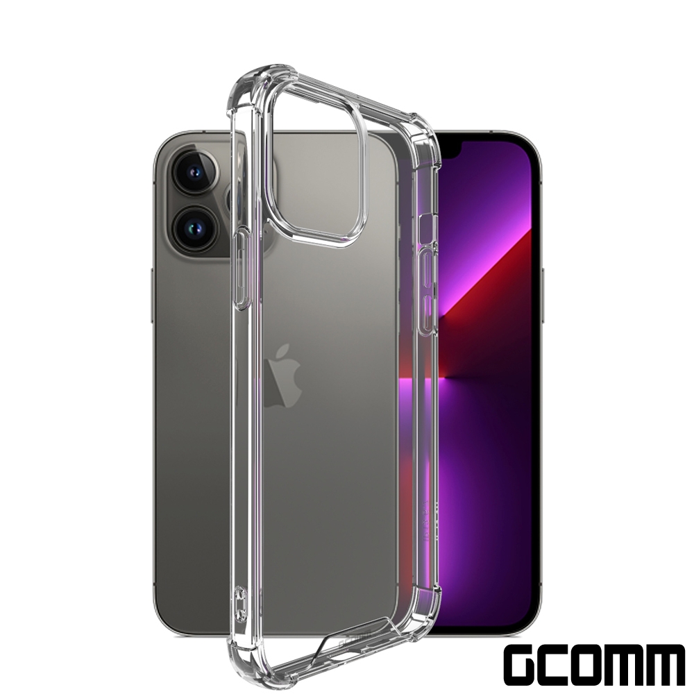 GCOMM iPhone 13 Pro 透明軍規防摔殼 Crystal Fusion II