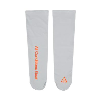 Nike 袖套 ACG UV Cooling Sleeves 灰橘 涼感 防曬 N1013877-019