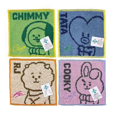 日本丸真 宇宙明星BT21口袋小方巾