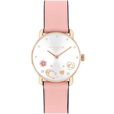 COACH 官方授權 Elliot 愛心C字公司貨錶-女錶(CO14504306)28mm