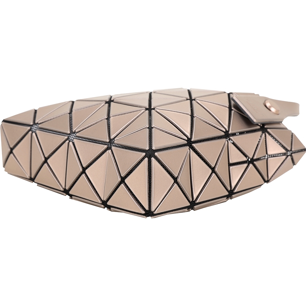ISSEY MIYAKE 三宅一生BAOBAO LUCENT BOXY 4x4 金屬感皮質幾何手提托特
