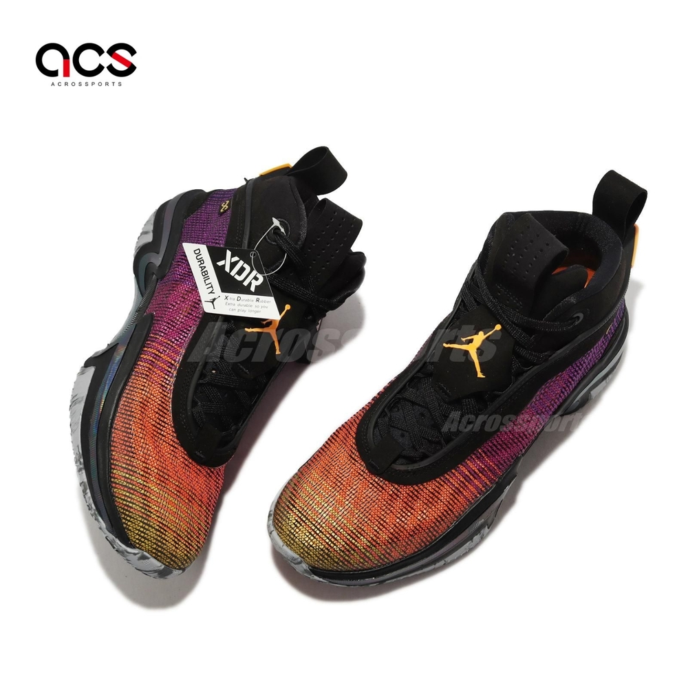 Nike 籃球鞋Air Jordan XXXVI PF 男鞋黑漸層Sunset 輕量喬丹運動鞋