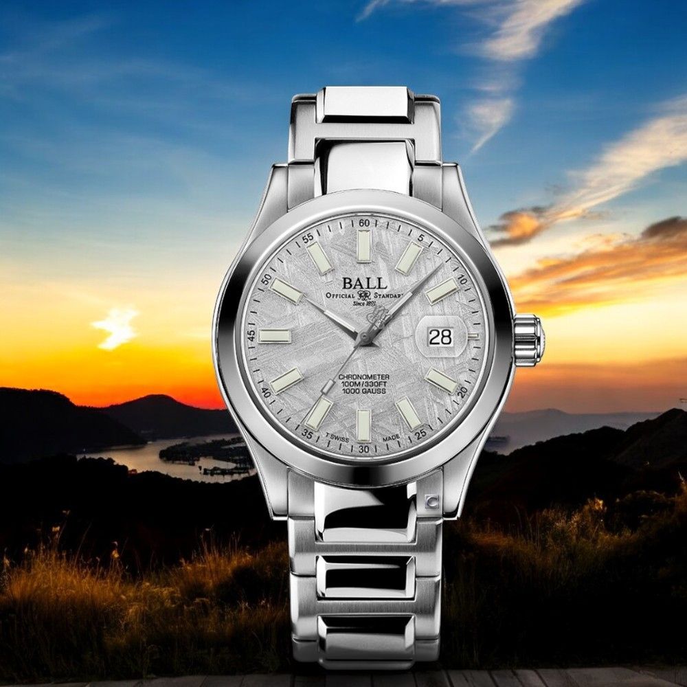 BALL 波爾錶 Engineer III Marvelight 天文台認證隕石面限量機械腕錶-40mm NM9026C-S46C-MSL_B5