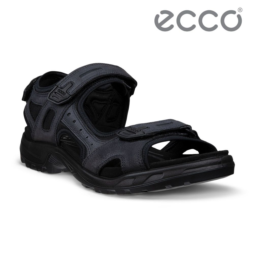 ECCO OFFROAD 越野夏季戶外運動涼鞋 男鞋 黑色