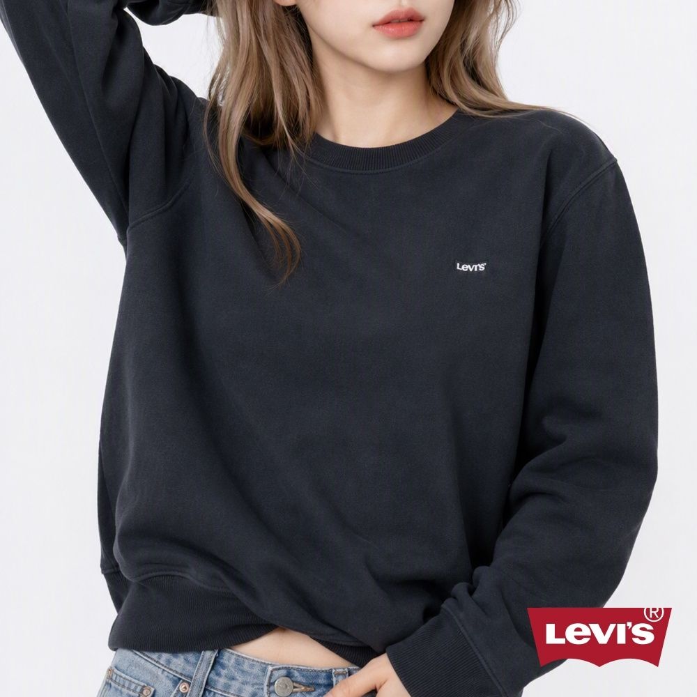 Levi's 經典Logo圓領大學T / 衛衣 女生上衣 熱賣單品
