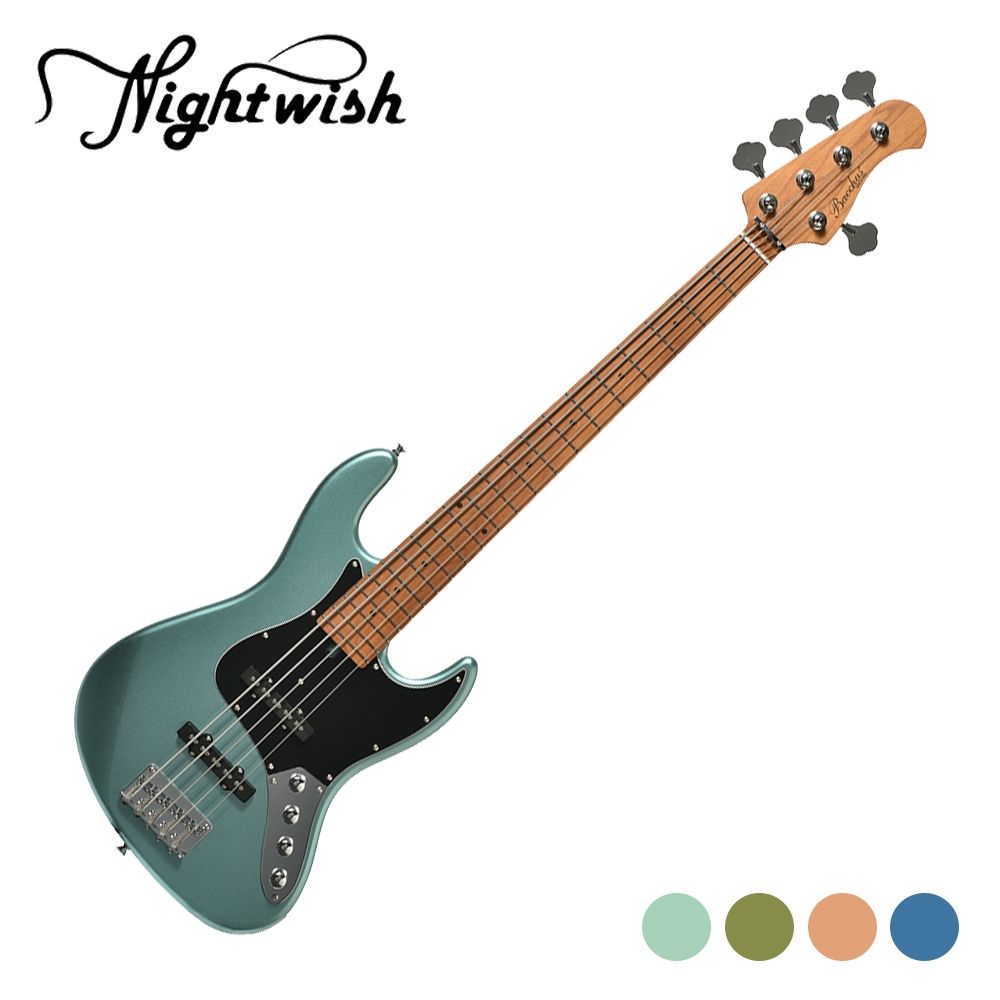 Bacchus WJB5-1DX-AC RSM/M 五弦主動式Bass 多色款| 吉他/電吉他