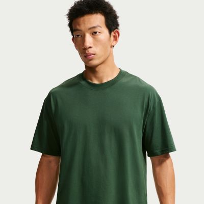NIKE 耐吉 短袖上衣 男 訓練 慢跑 AS U NSW TEE LSE SHRT BOXY ESS 綠 II3703-323