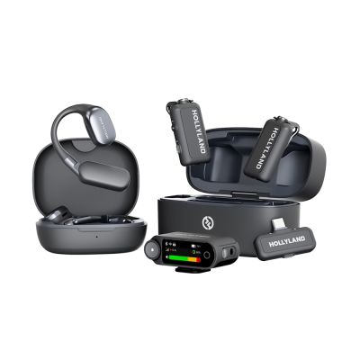 Hollyland LARK MAX 2 Ultimate Combo 監聽耳機版無線麥克風潤橙公司貨