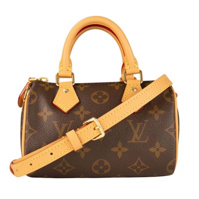 LOUIS VUITTON路易威登 Louis Vuitton M81085 NANO SPEEDY 迷你波士頓包(棕色)