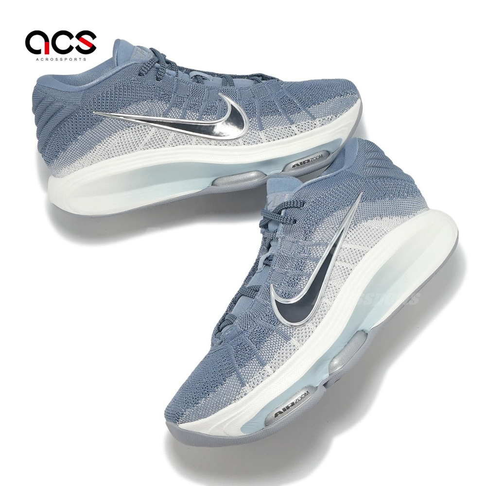 Nike 籃球鞋GT Hustle 3 EP 男鞋藍針織氣墊緩震包覆FV5952-402 | 籃球