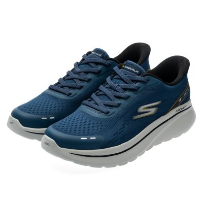 SKECHERS 男鞋 健走系列 健走鞋 瞬穿舒適科技 GO WALK ARCH FIT N-JOY - 217075NVY