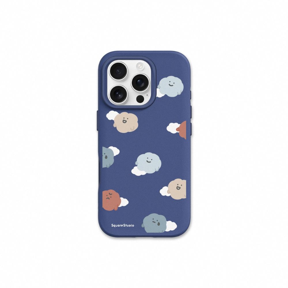 犀牛盾 iPhone 15/16/17系列 SolidX(MagSafe兼容)強化吸震緩衝防摔手機殼/方坊-Do Nothing (濃海藍)