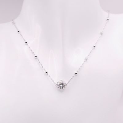 SWAROVSKI 施華洛世奇 Una Angelic 項鏈 鍍白金色
