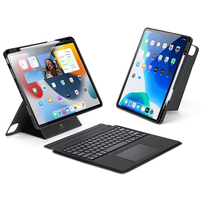 DUX DUCIS Apple 蘋果 iPad Air 13 / iPad Pro 12.9 (2018~2022) DK 鍵盤保護套(背光版)