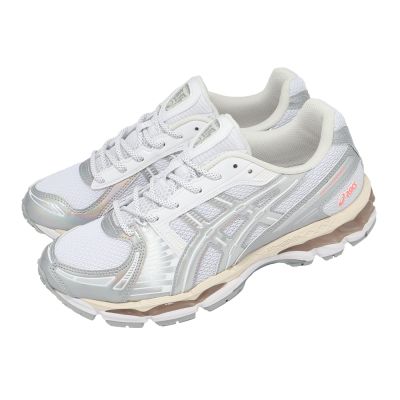 Asics 亞瑟士 休閒鞋 GEL-Kayano 12 1 男鞋 女鞋 白 銀 支撐 復古跑鞋 1203A996100
