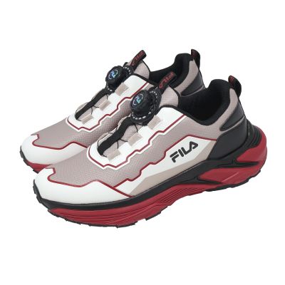 Fila 慢跑鞋 X817A 中大童鞋 女鞋 小朋友 灰 防潑水 旋鈕 運動鞋 3X817A420