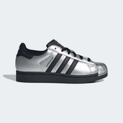 Adidas 愛迪達 Superstar II W [IH1599] 女 運動休閒鞋 舒適 銀 黑