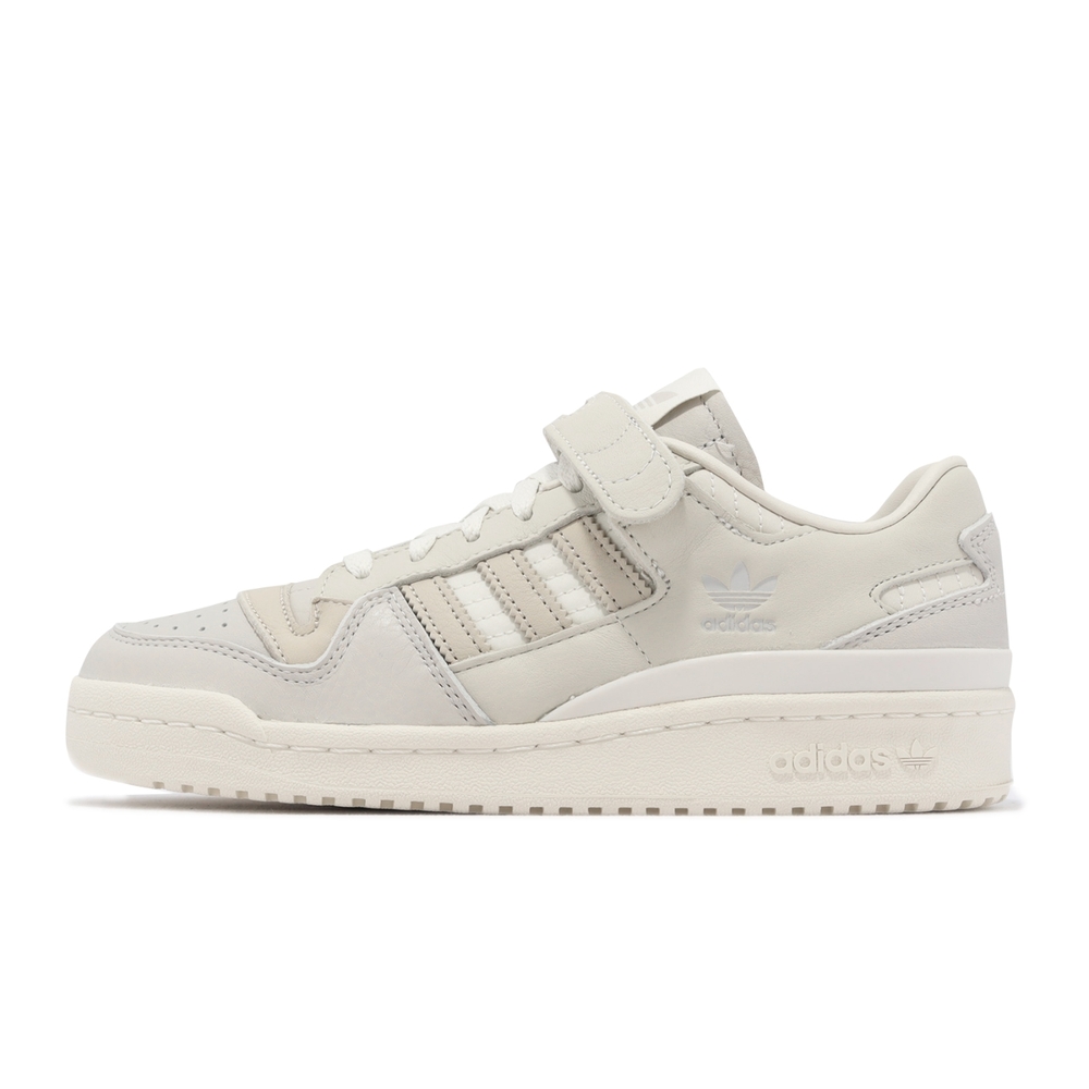 adidas 休閒鞋Forum 84 Low W 女鞋白灰復古魔鬼氈三葉草愛迪達