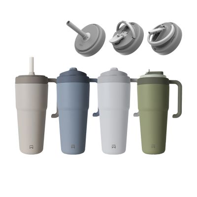 【WOKY 沃廚】渾圓杯3.0保溫瓶800ml-MOZU系列(全配)(灣水四色)