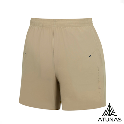 【ATUNAS 歐都納】女款彈性短褲A1PA2527W卡其/透氣舒適/休閒旅遊