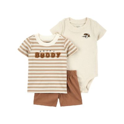 【Carter’s官方授權】嬰童快樂小夥伴3件組套裝 (6M-24M,61cm~86cm)