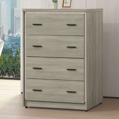 文創集 海珊卡3尺四抽斗櫃-89x52x123cm免組