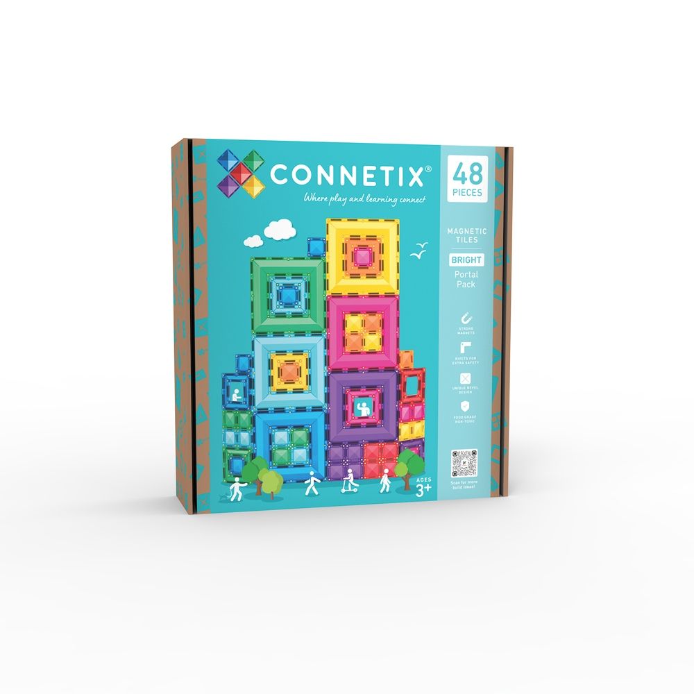 澳洲Connetix繽紛磁力積木-方框入口組(48pc)