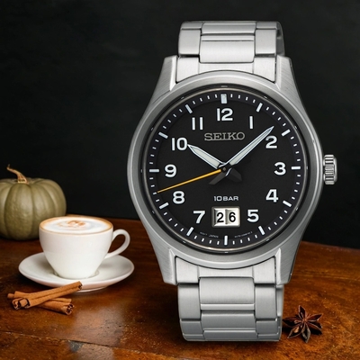 SEIKO 精工 CS系列大日期手錶 開學購物季 送禮首選-39.5mm (SUR569P1/6N76-00K0D) SK045