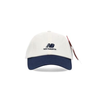 New Balance Hat 藍白色 中性 運動 休閒 帽子 老帽 鴨舌帽 棒球帽 LAH53003NNY
