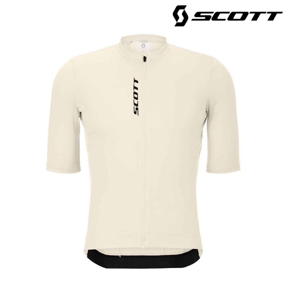 SCOTT Pro Training 男性短袖車衣｜棉白 (S-XL) 自行車衣 單車上衣