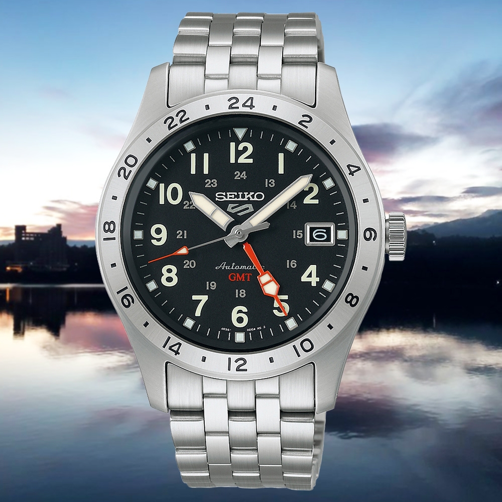 SEIKO 精工 5 Sports Field GMT 五邊形指針機械錶 送禮 禮物推薦 SSK023K1/4R34-00C0D_SK028