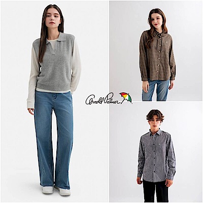 Arnold Palmer -男女裝-秋冬百搭針織衫&襯衫-多款選