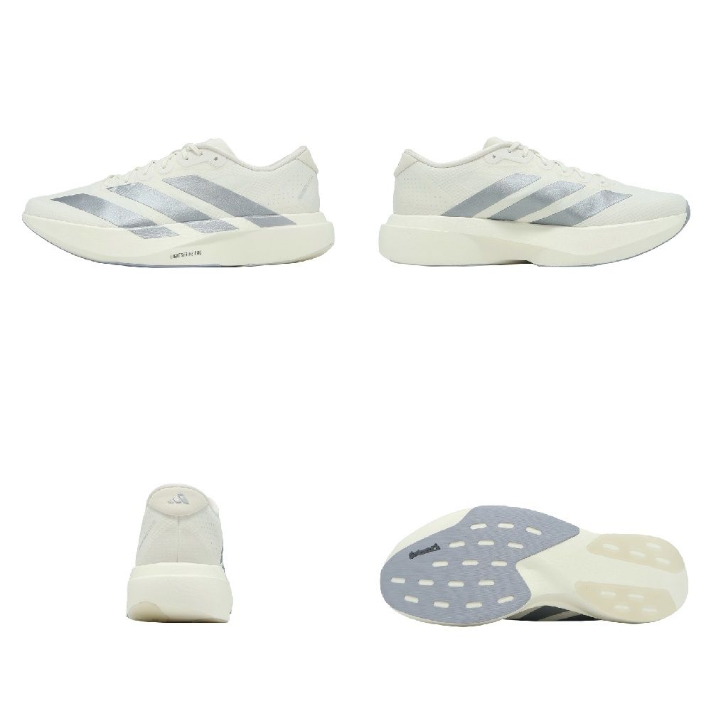 adidas 愛迪達 慢跑鞋 Adizero Evo SL M 男鞋 緩震 回彈 5色單一價 (B-米白銀色)